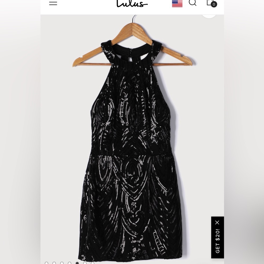 NWT Lulus Sequin Mini Dress - Size L